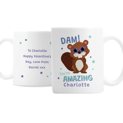 Personalised Dam You're Amazing Mug Gifts Finder ScentiMelti Wax Melts