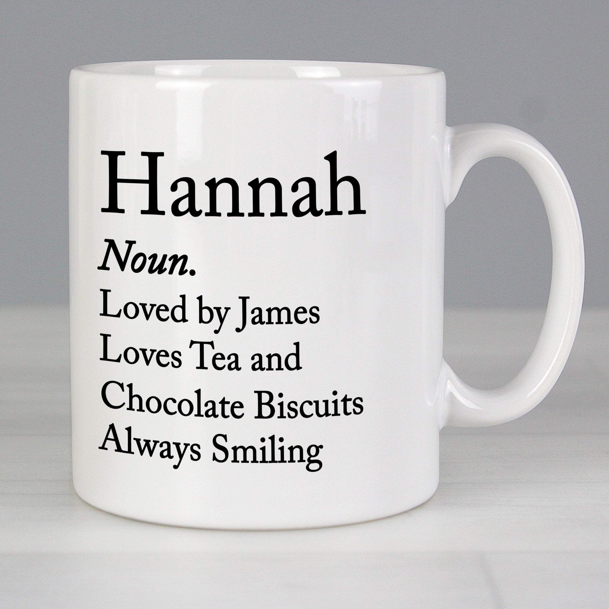 Personalised Dictionary Definition Mug Gifts Finder ScentiMelti Wax Melts