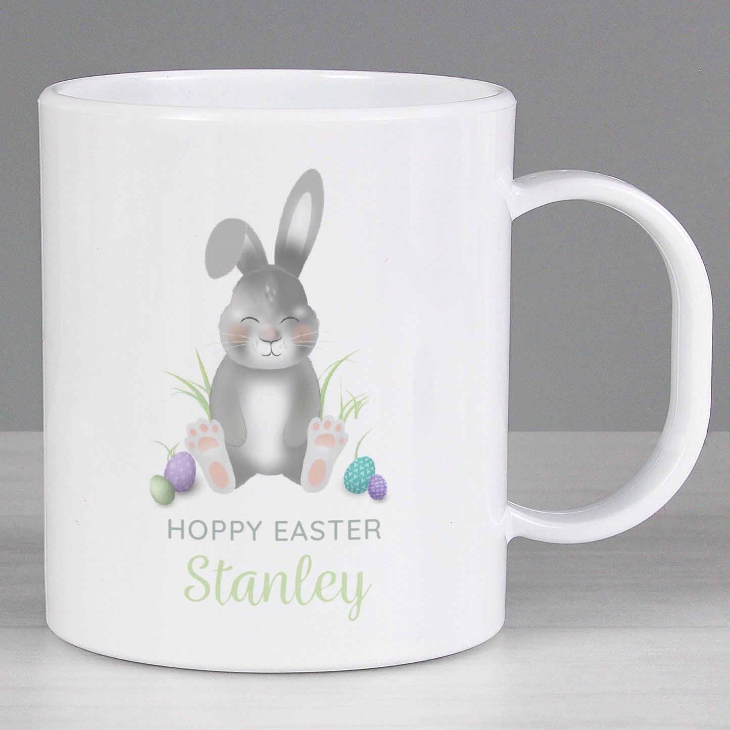 Personalised Easter Bunny Plastic Mug Gifts Finder ScentiMelti Wax Melts