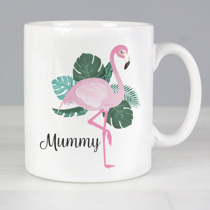 Personalised Flamingo Mug Gifts Finder ScentiMelti Wax Melts