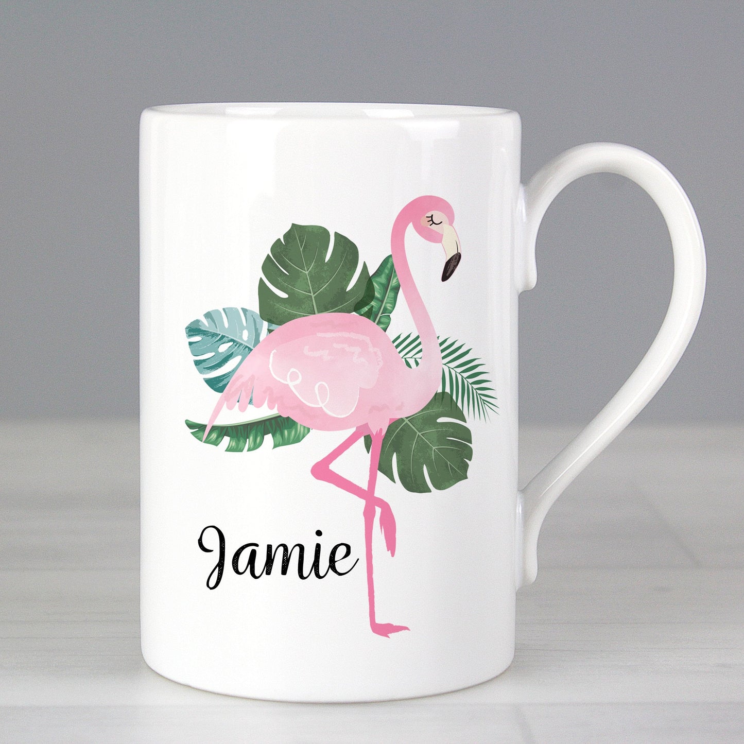 Personalised Flamingo Mug Gifts Finder ScentiMelti Wax Melts