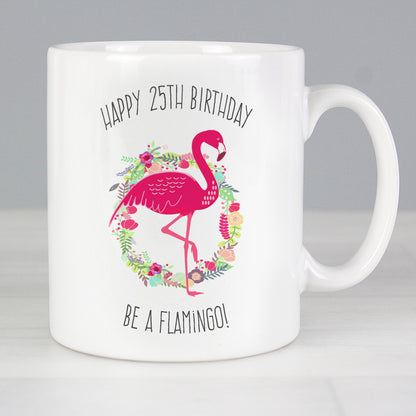 Personalised Flamingo Mug Gifts Finder ScentiMelti Wax Melts