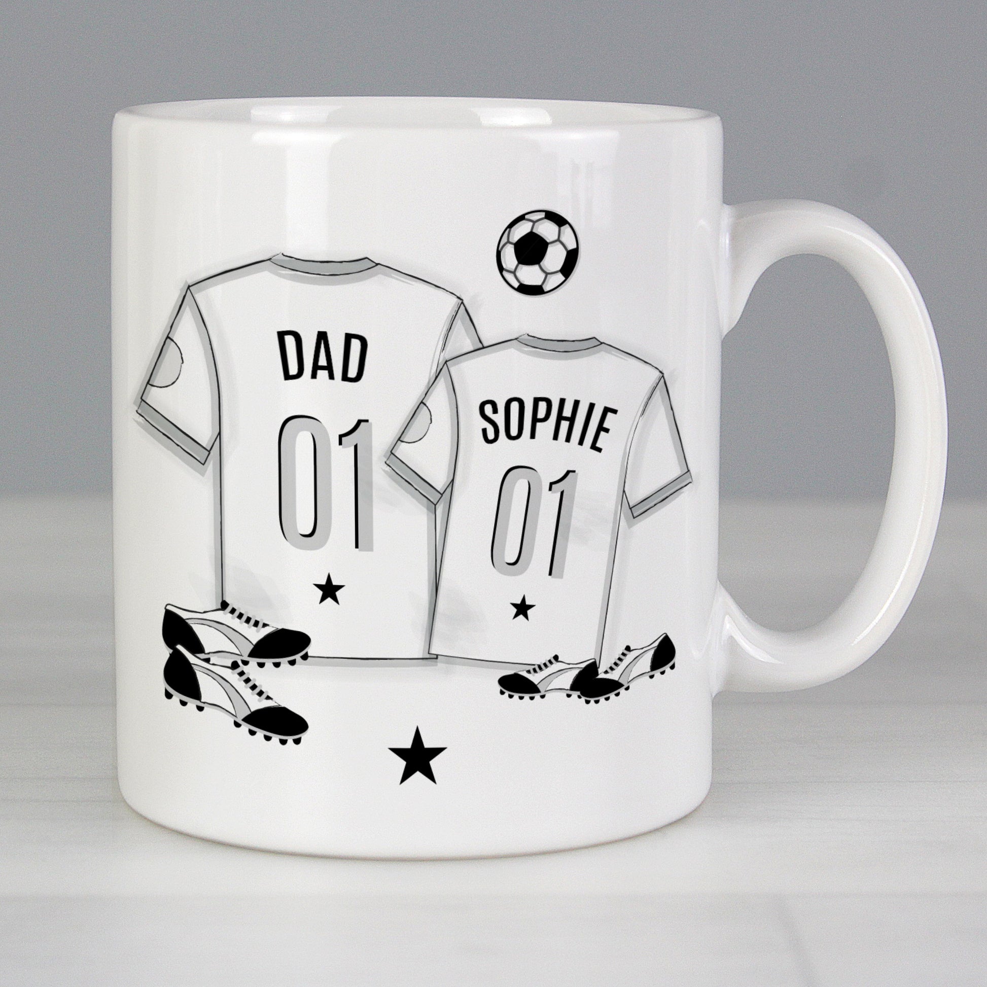 Personalised Football Mini Me Mug - ScentiMelti Home Fragrance, Beauty & Gifts UK