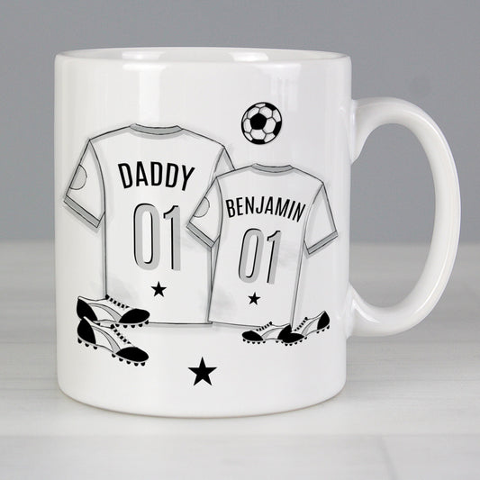 Personalised Football Mini Me Mug - ScentiMelti Home Fragrance, Beauty & Gifts UK