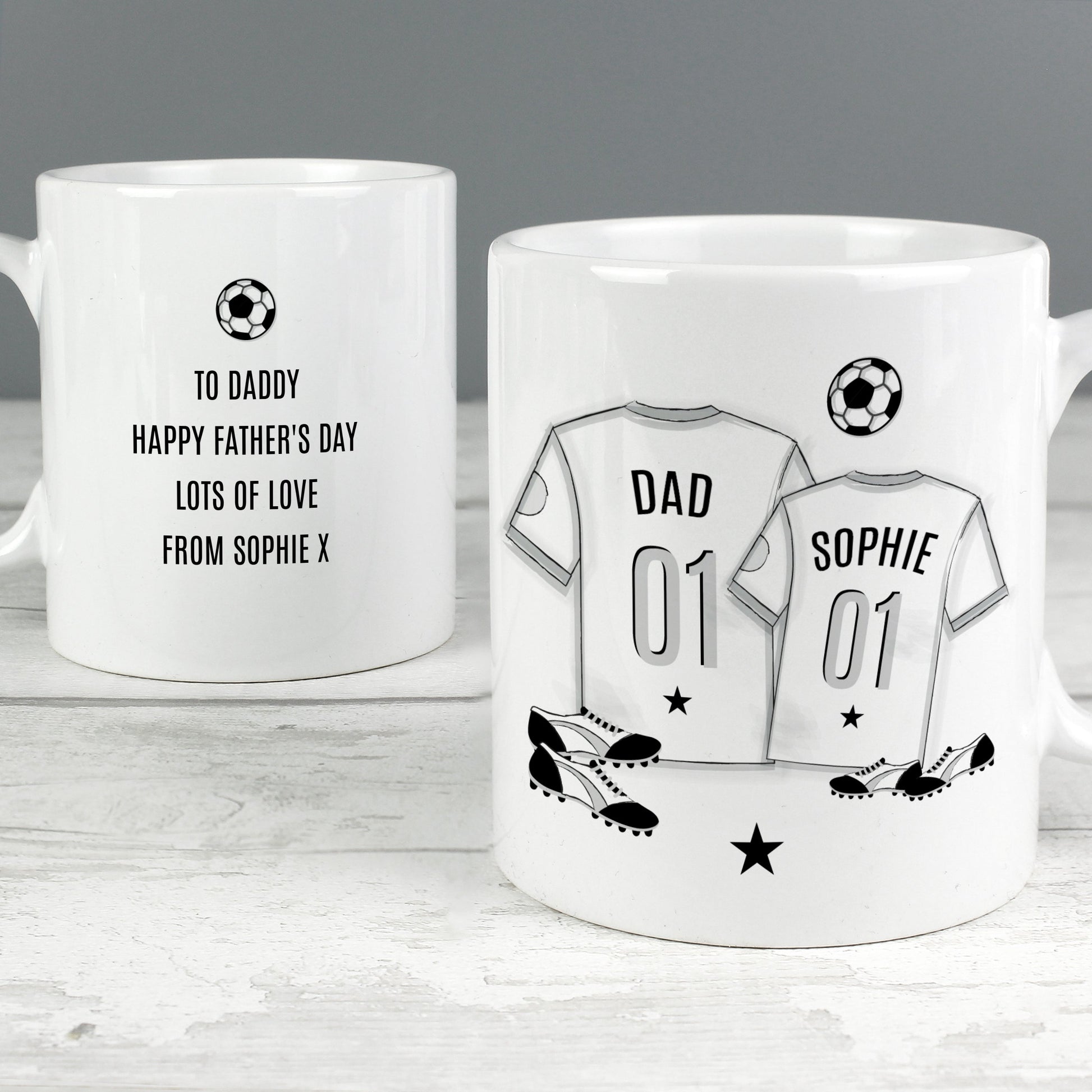 Personalised Football Mini Me Mug - ScentiMelti Home Fragrance, Beauty & Gifts UK