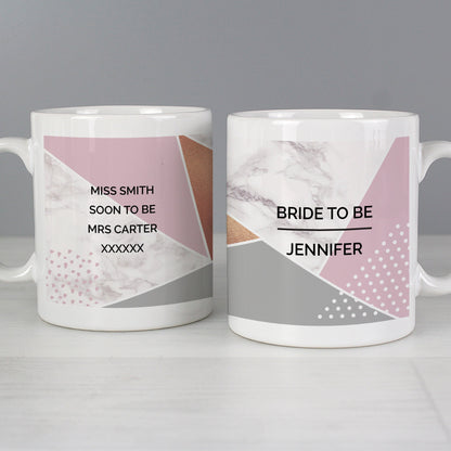 Personalised Geometric Mug Gifts Finder ScentiMelti Wax Melts