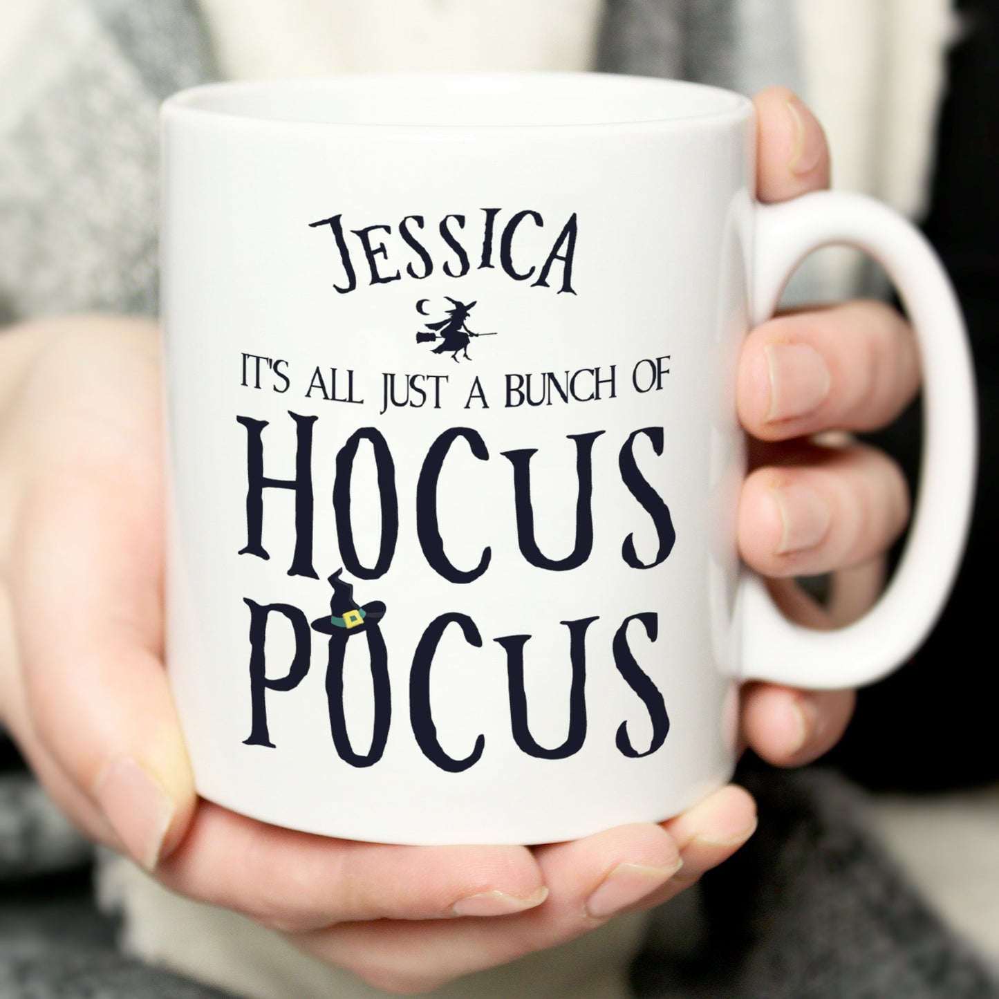 Personalised Halloween Hocus Pocus Mug Gifts Finder ScentiMelti Wax Melts