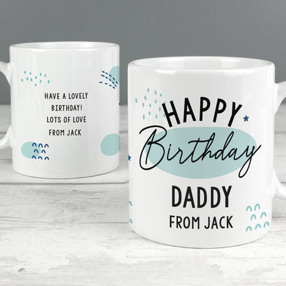 Personalised Happy Birthday Mug Gifts Finder ScentiMelti Wax Melts