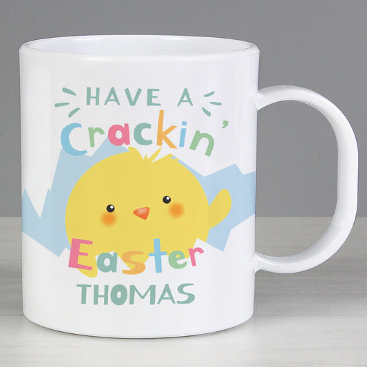 Personalised Have A Cracking Easter Plastic Mug Gifts Finder ScentiMelti Wax Melts