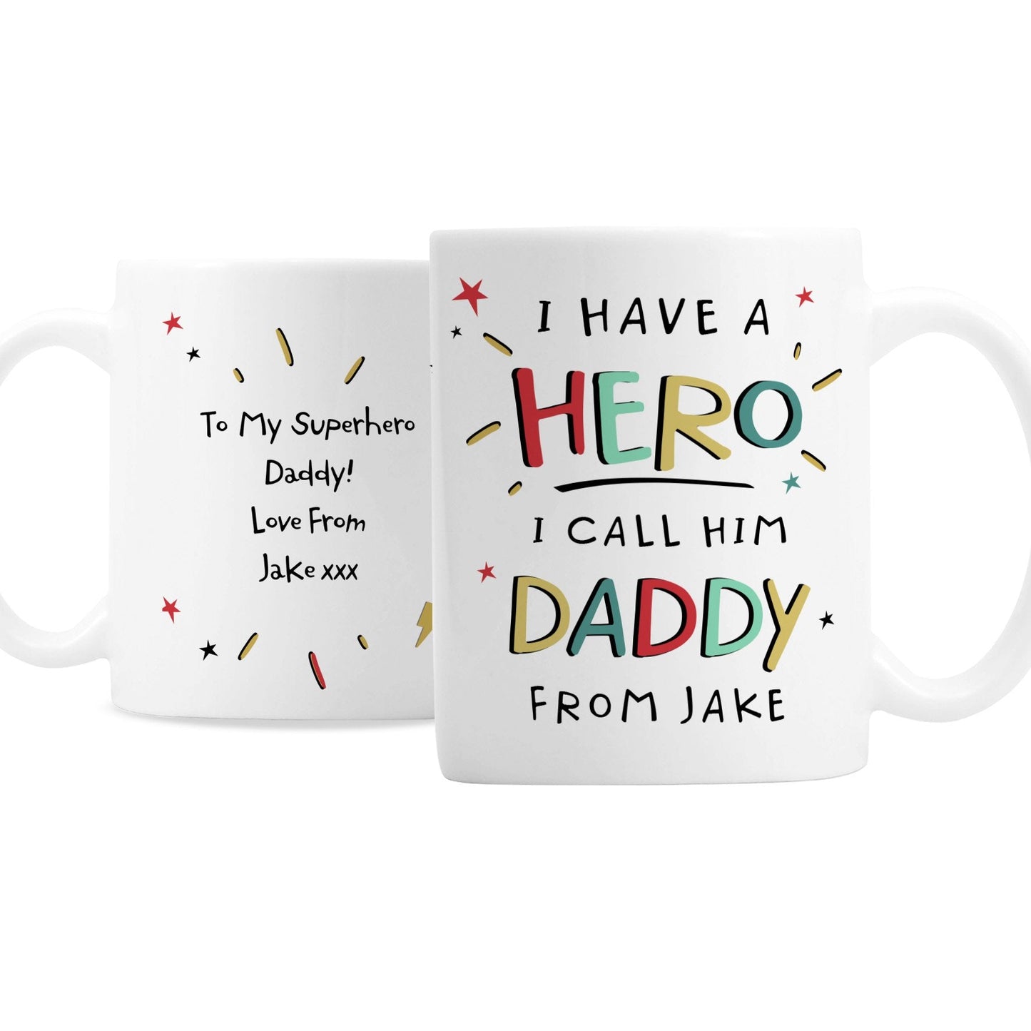 Personalised I Have A Hero Mug Gifts Finder ScentiMelti Wax Melts