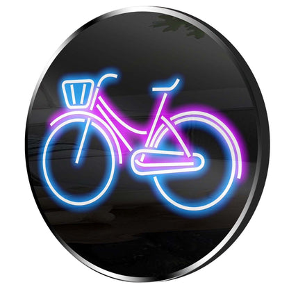 Personalised LED Neon Sign BICYCLE PINK - ScentiMelti Home Fragrance, Beauty & Gifts UK