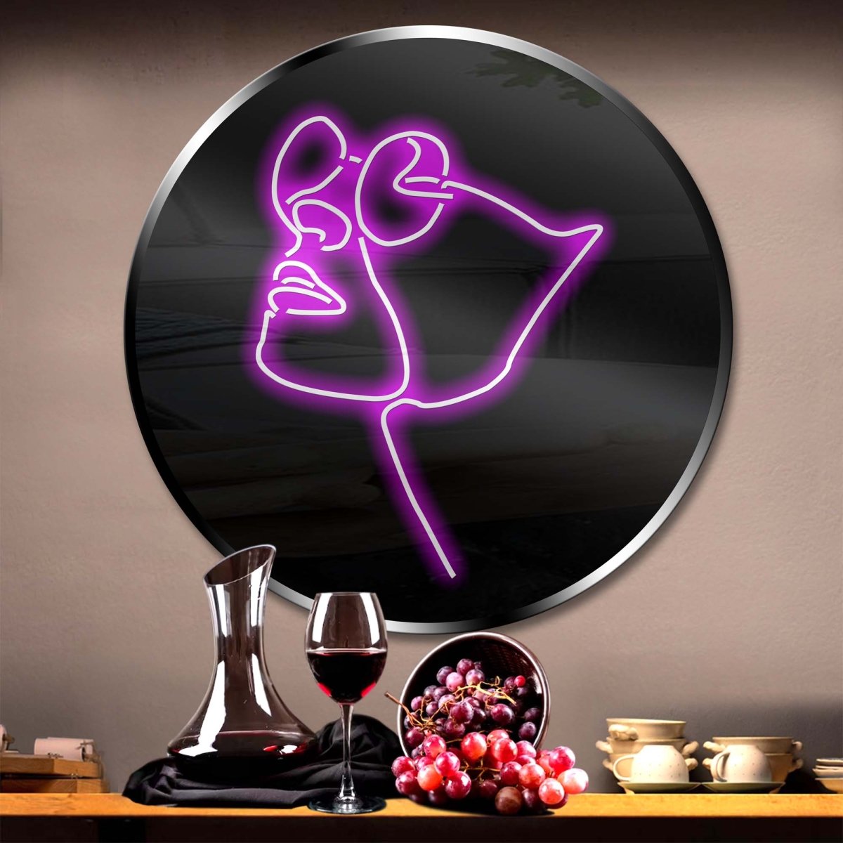 Personalised LED Neon Sign FACE OFF madaboutneon ScentiMelti Wax Melts