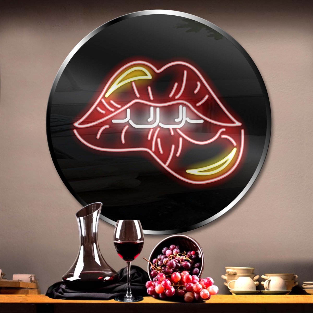 Personalised LED Neon Sign LIPS - ScentiMelti Home Fragrance, Beauty & Gifts UK