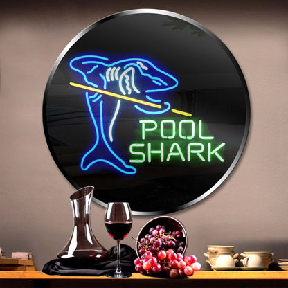 Personalised LED Neon Sign POOL SHARK madaboutneon ScentiMelti Wax Melts