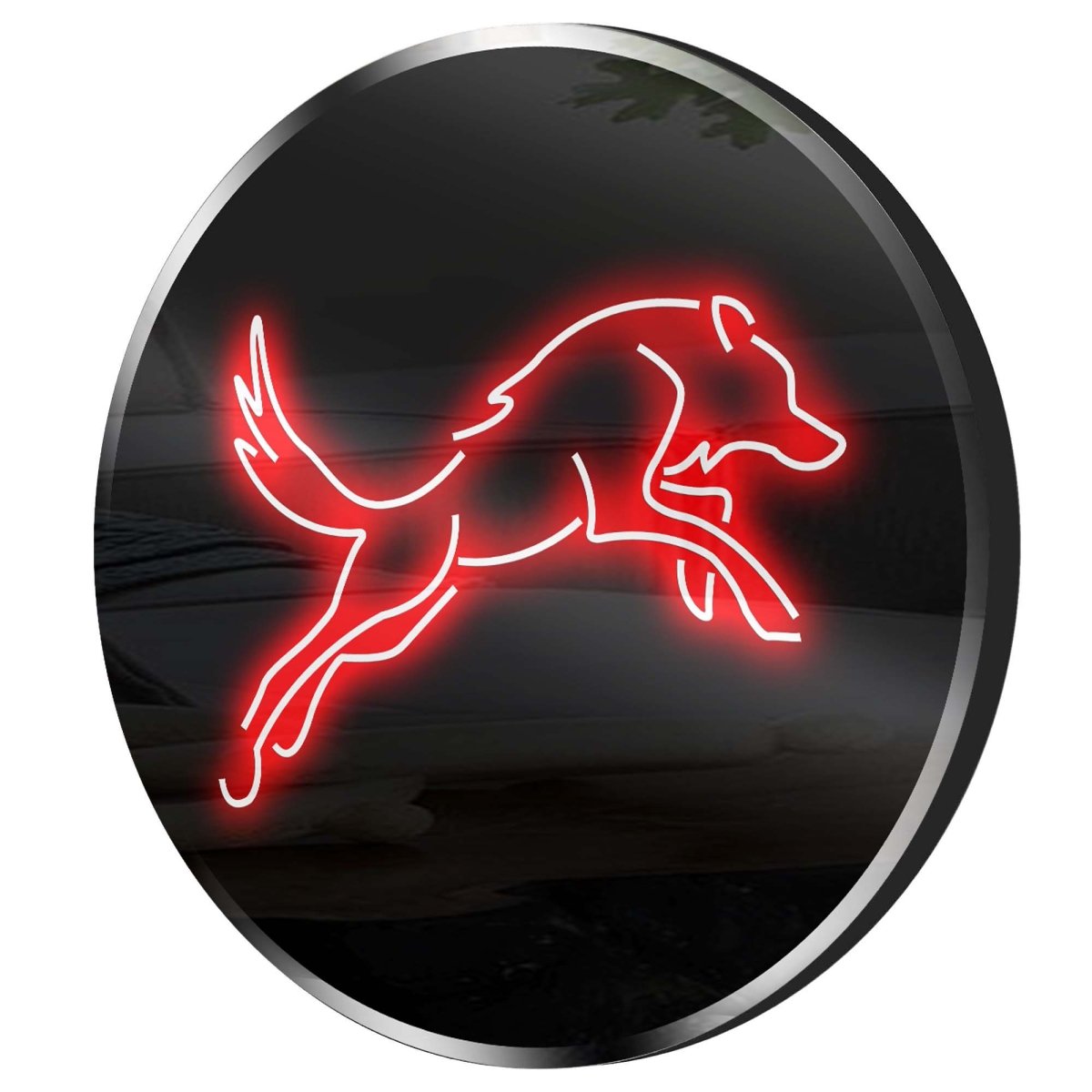 Personalised LED Neon Sign Red Wolf - ScentiMelti Home Fragrance, Beauty & Gifts UK