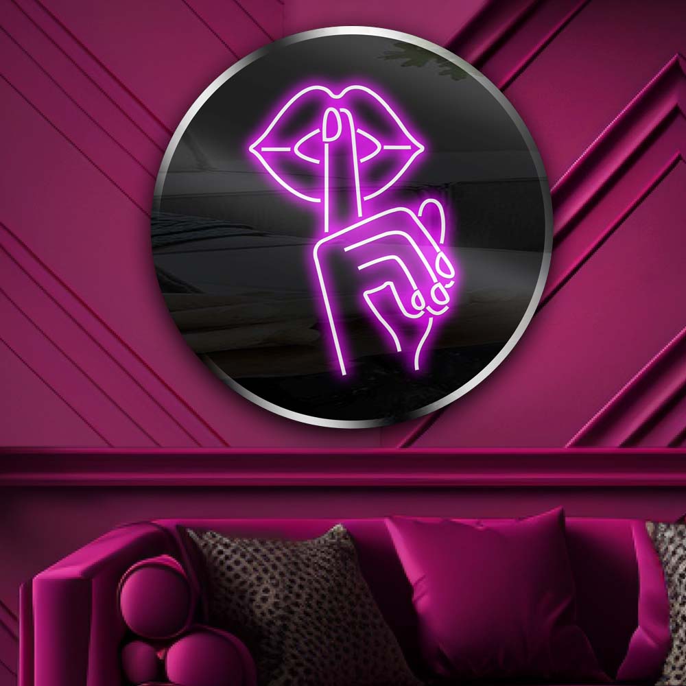 Personalised LED Neon Sign SHHHH - ScentiMelti Home Fragrance, Beauty & Gifts UK