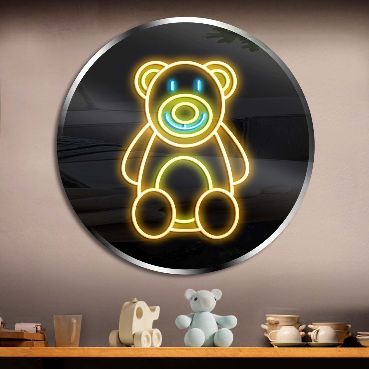 Personalised LED Neon Sign TEDDY - ScentiMelti Home Fragrance, Beauty & Gifts UK