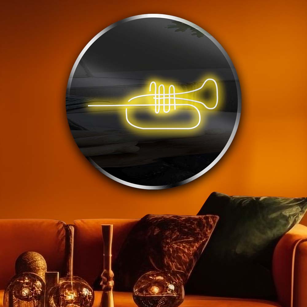 Personalised LED Neon Sign TRUMPET - ScentiMelti Home Fragrance, Beauty & Gifts UK