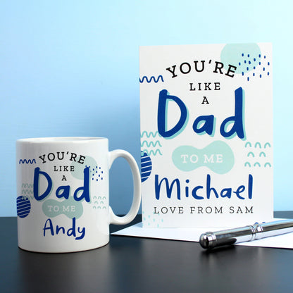 Personalised Like A Dad To Me Mug Gifts Finder ScentiMelti Wax Melts