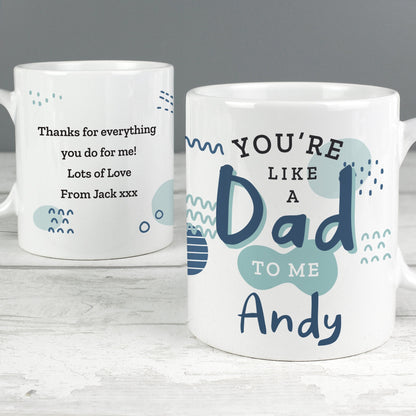 Personalised Like A Dad To Me Mug Gifts Finder ScentiMelti Wax Melts