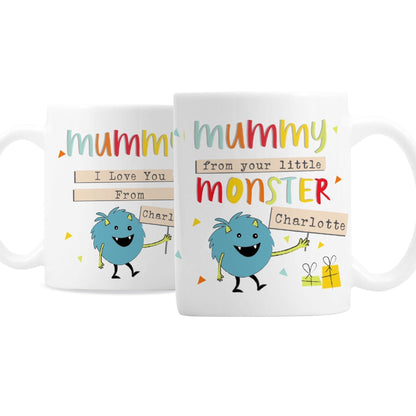 Personalised Little Monster Mug Gifts Finder ScentiMelti Wax Melts