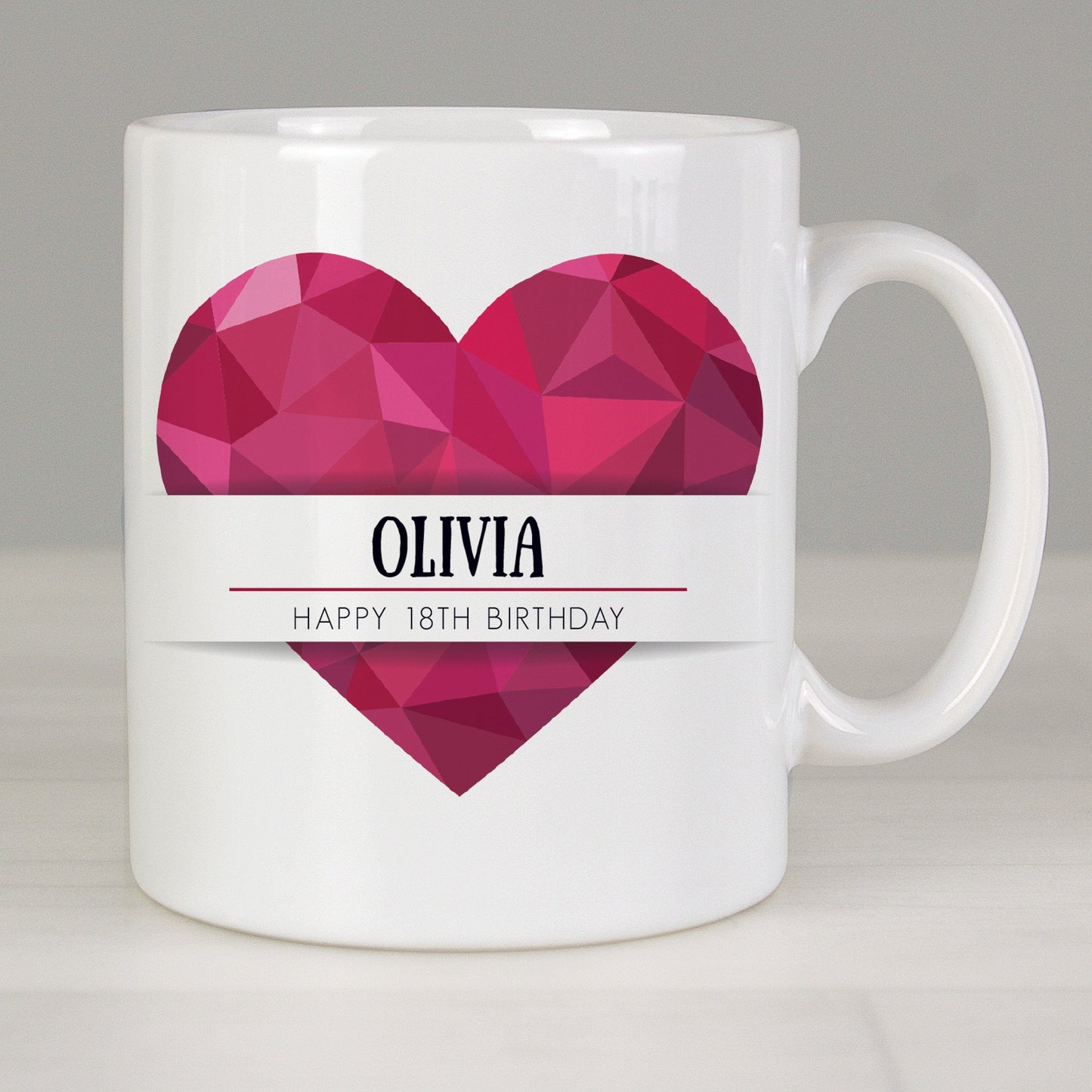 Personalised Love Heart Mug Gifts Finder ScentiMelti Wax Melts