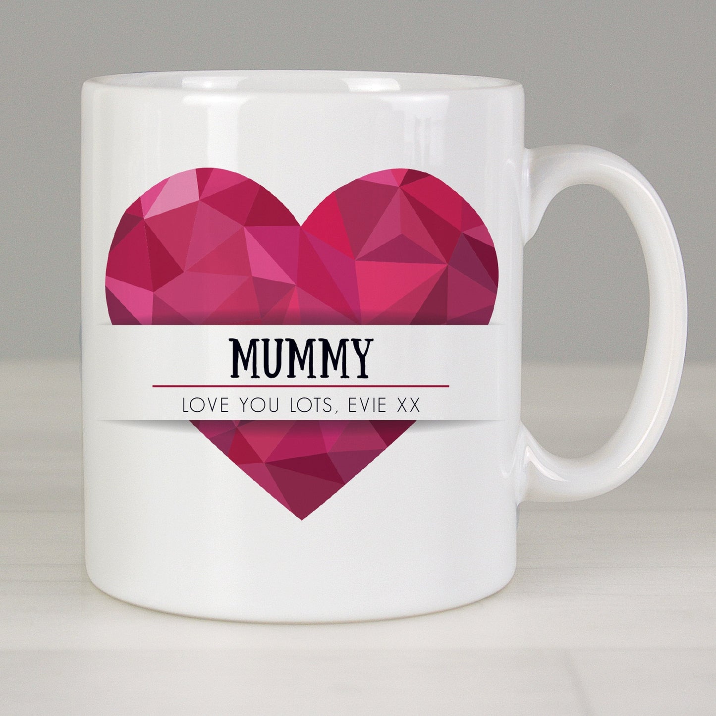 Personalised Love Heart Mug Gifts Finder ScentiMelti Wax Melts