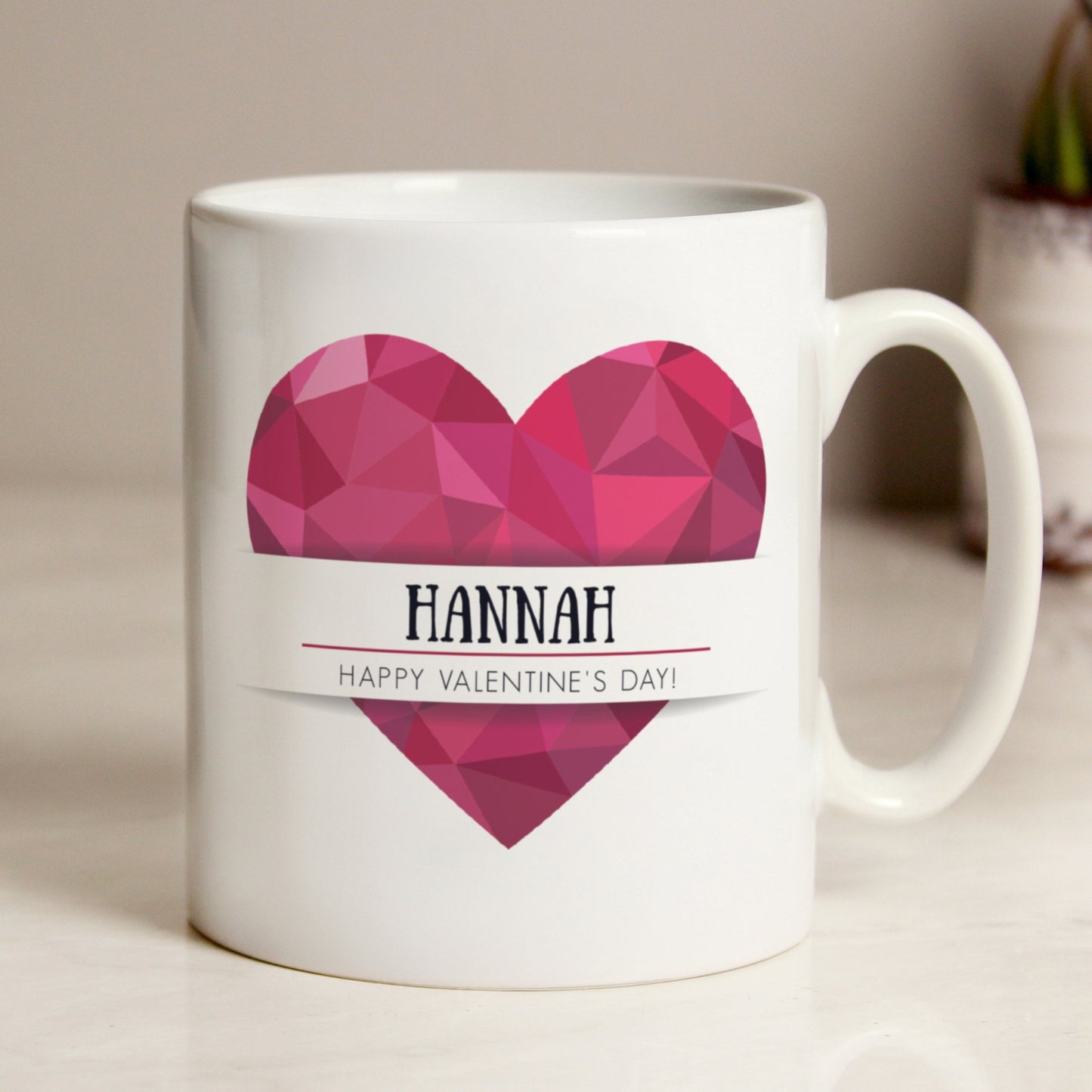 Personalised Love Heart Mug Gifts Finder ScentiMelti Wax Melts