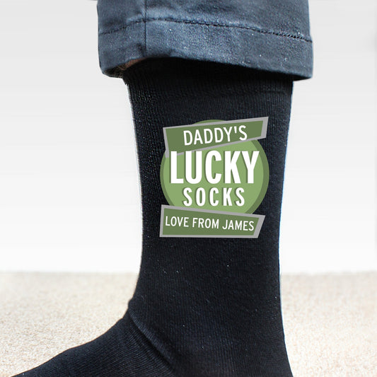 Personalised 'Lucky Socks' Mens Socks Gifts Finder ScentiMelti Wax Melts