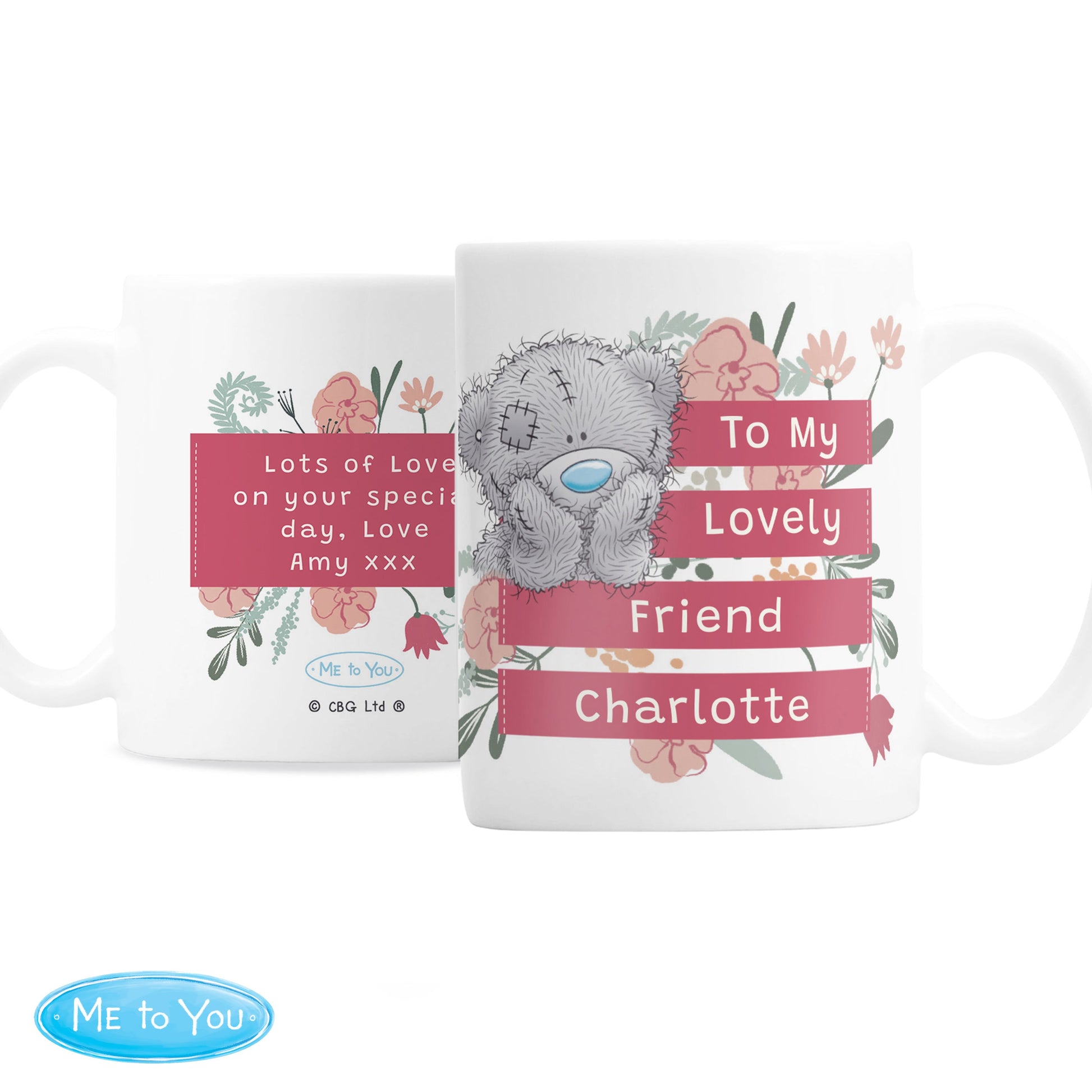 Personalised Me To You Floral Mug Gifts Finder ScentiMelti Wax Melts