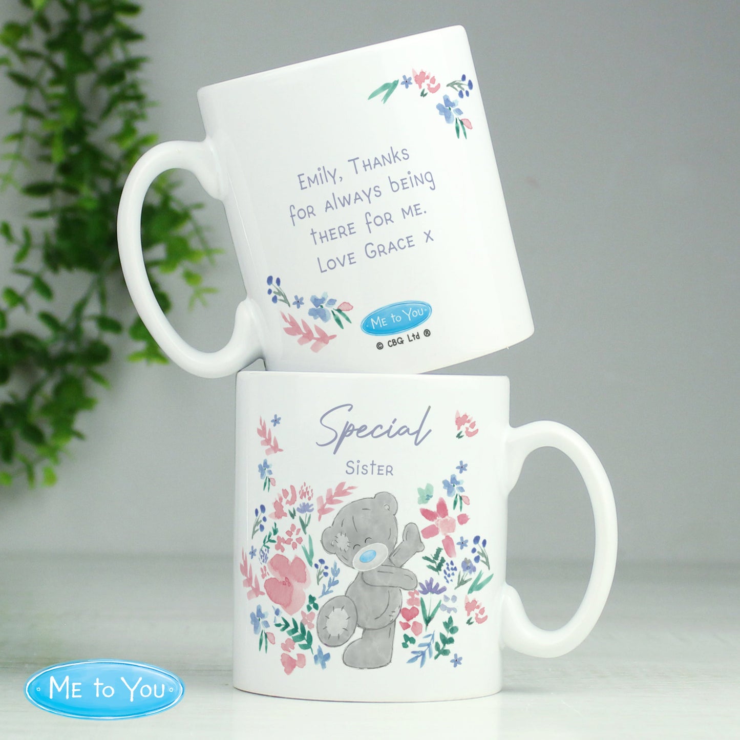 Personalised Me To You Floral Mug Gifts Finder ScentiMelti Wax Melts