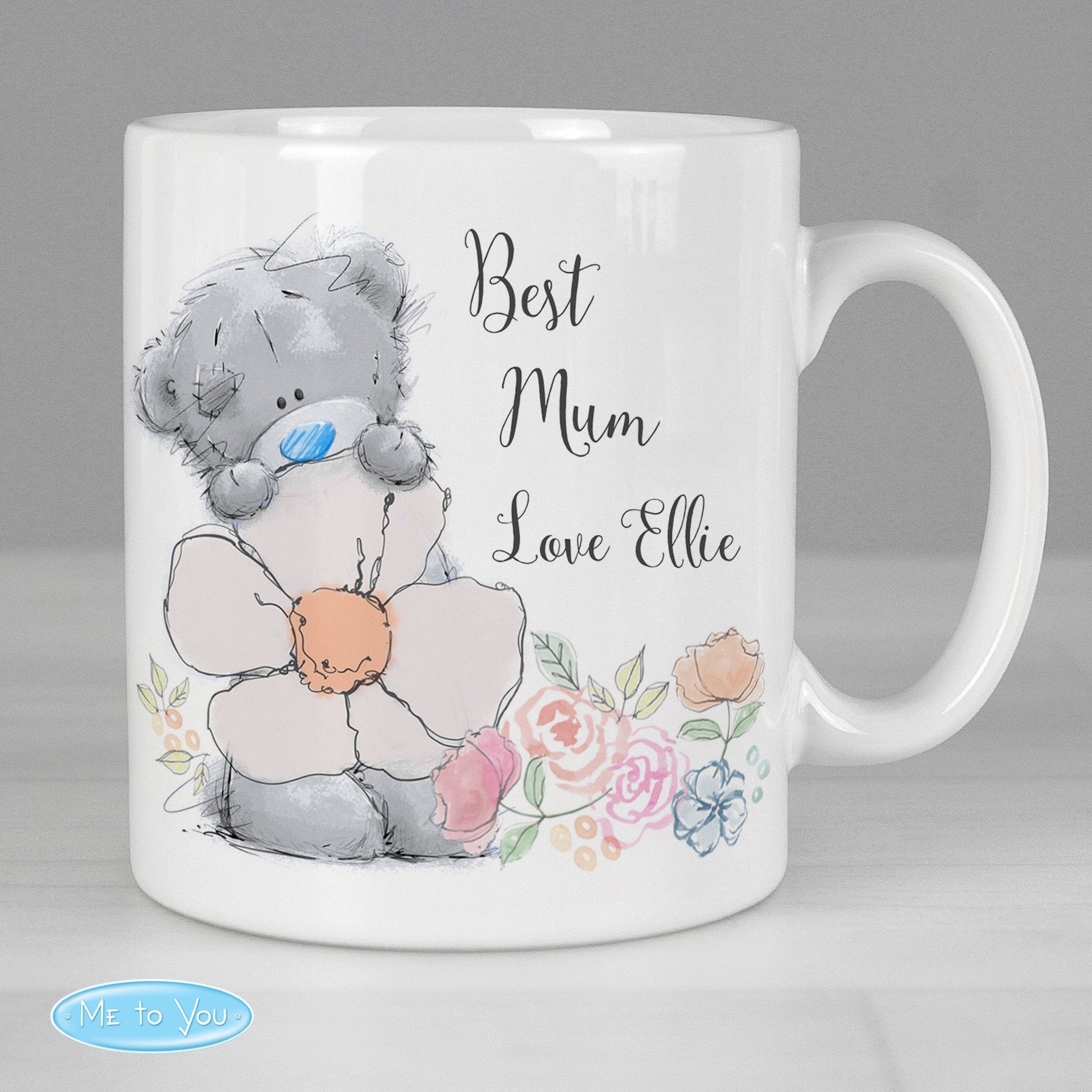 Personalised Me To You Floral Mug Gifts Finder ScentiMelti Wax Melts