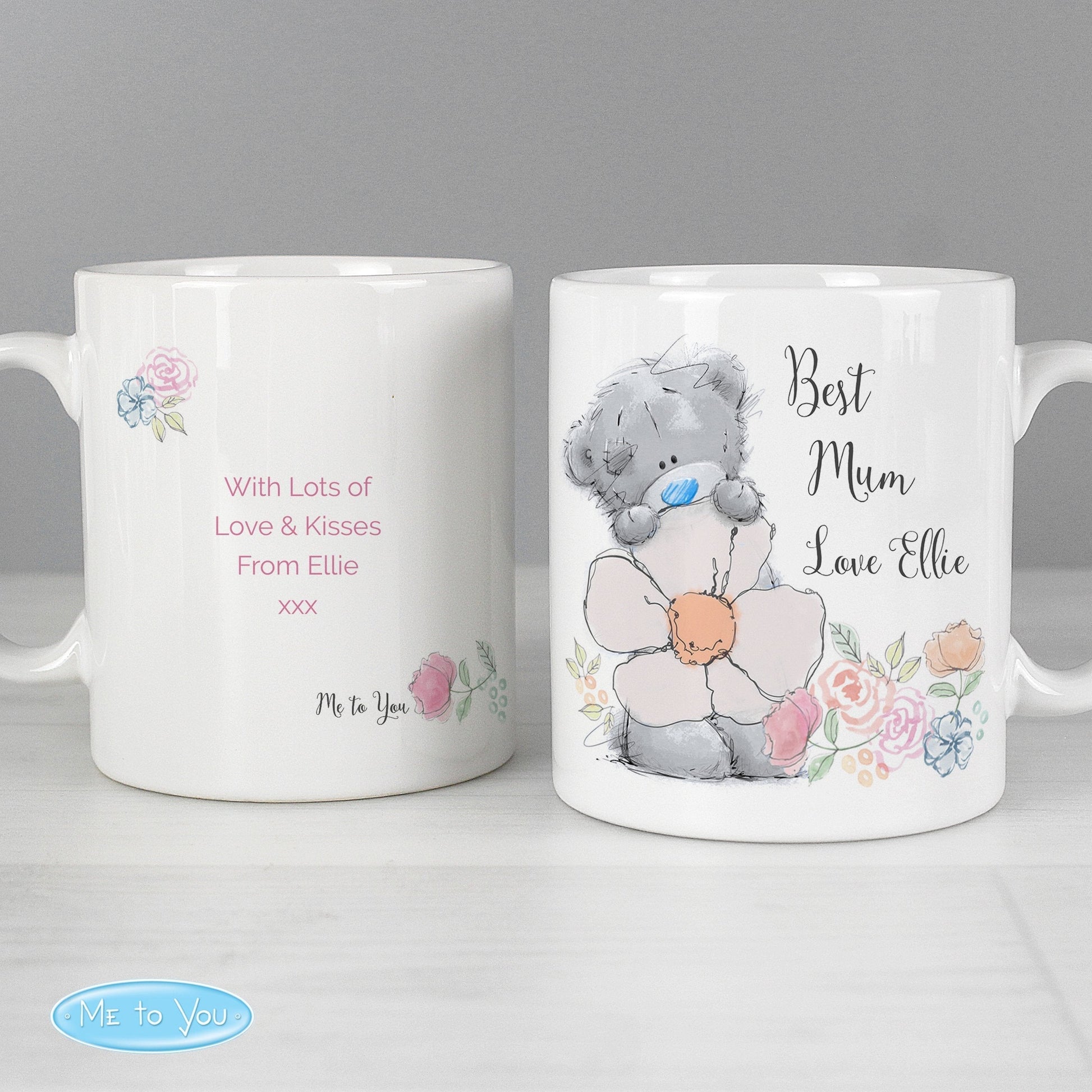 Personalised Me To You Floral Mug Gifts Finder ScentiMelti Wax Melts