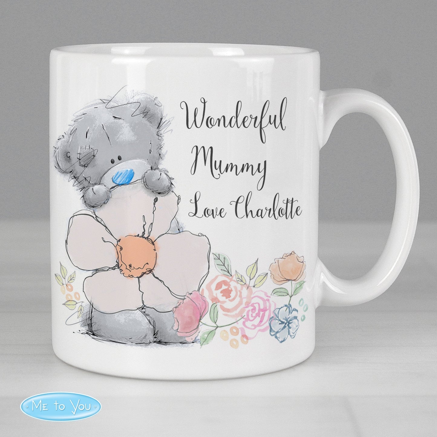 Personalised Me To You Floral Mug Gifts Finder ScentiMelti Wax Melts