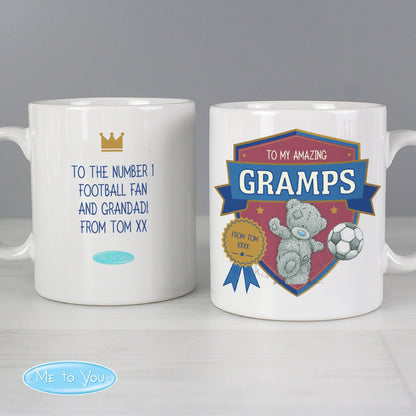 Personalised Me to You Football Mug - ScentiMelti Home Fragrance, Beauty & Gifts UK