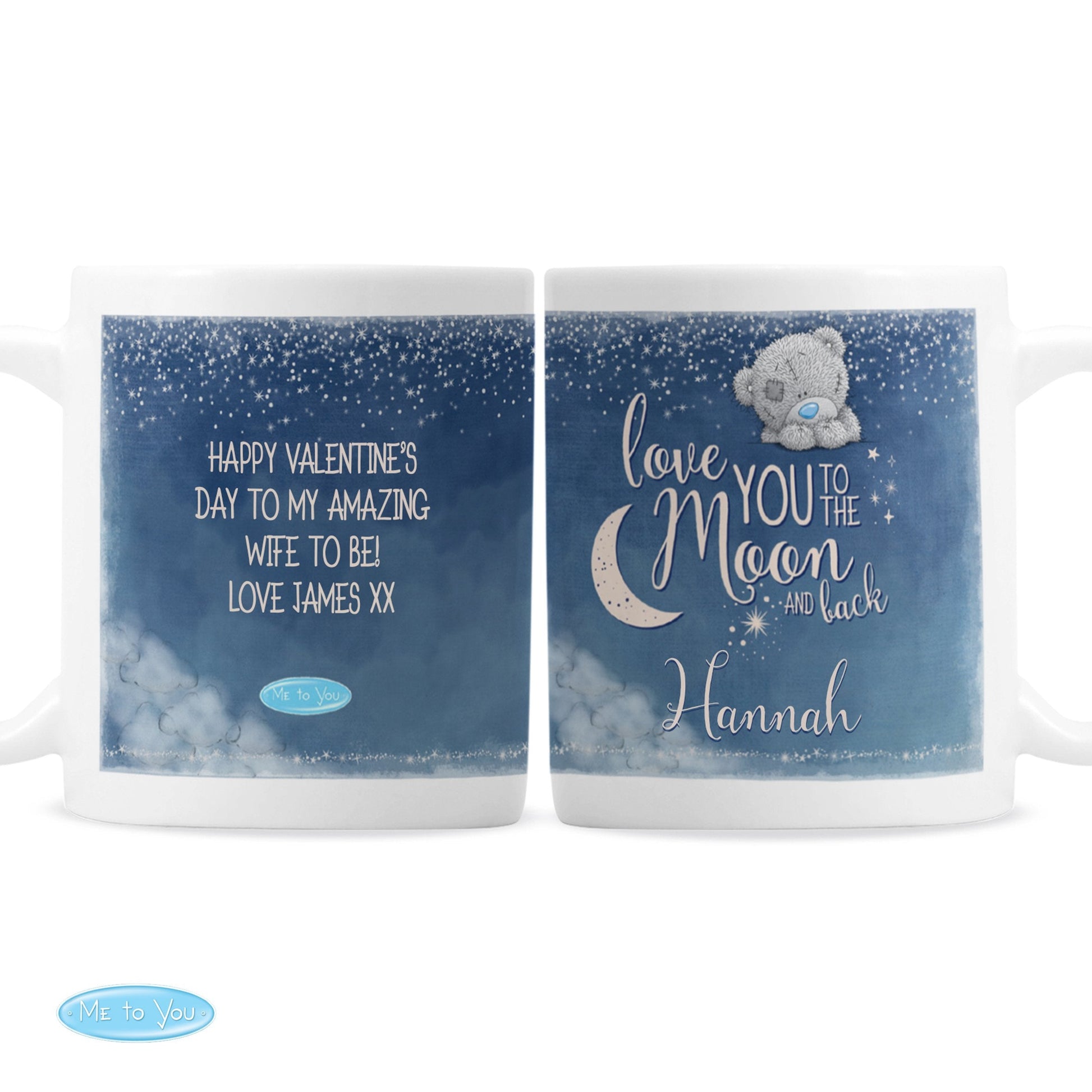 Personalised Me to You 'Love You to the Moon and Back' Mug Gifts Finder ScentiMelti Wax Melts