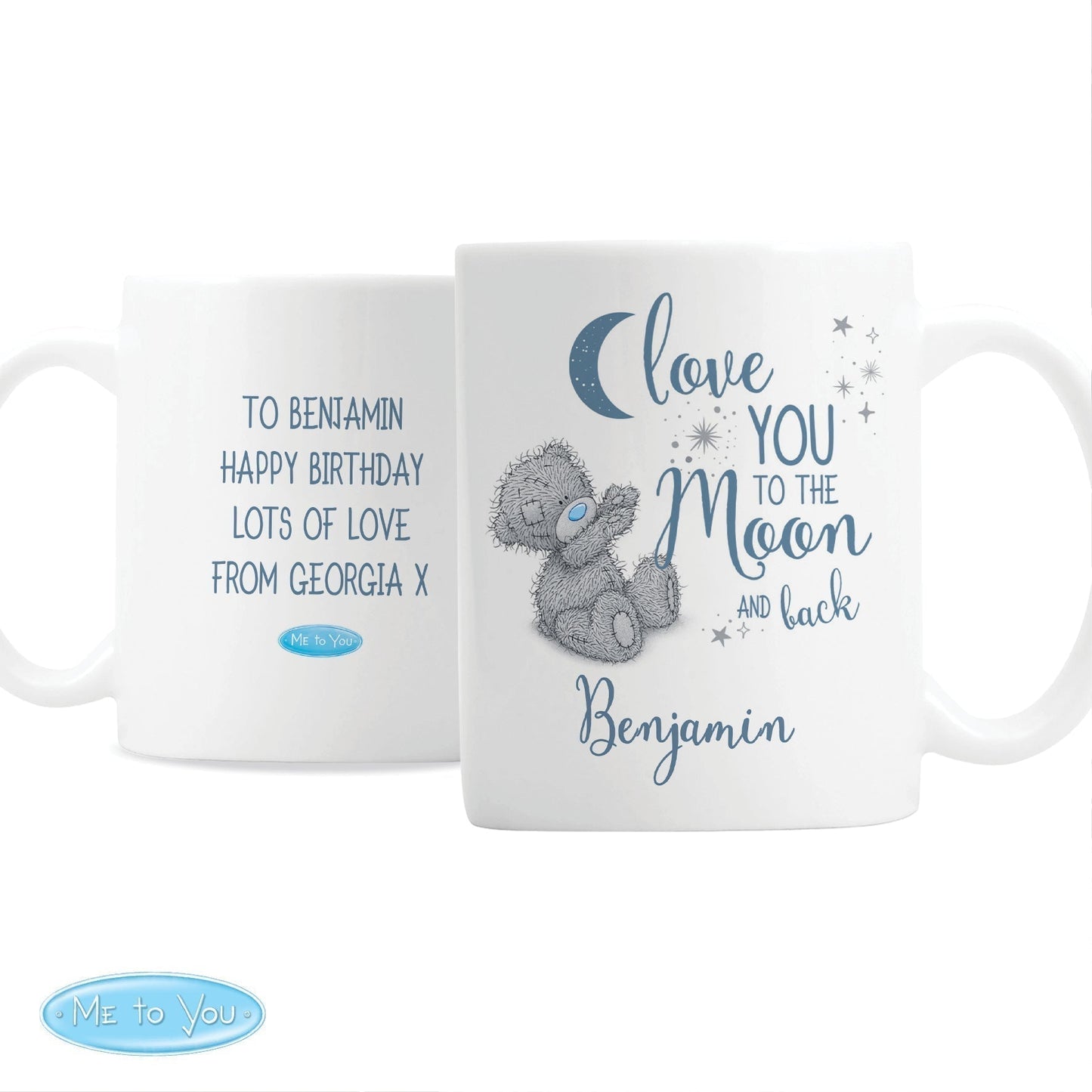 Personalised Me to You 'Love You to the Moon and Back' Mug Gifts Finder ScentiMelti Wax Melts