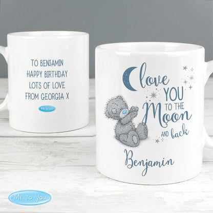 Personalised Me to You 'Love You to the Moon and Back' Mug Gifts Finder ScentiMelti Wax Melts