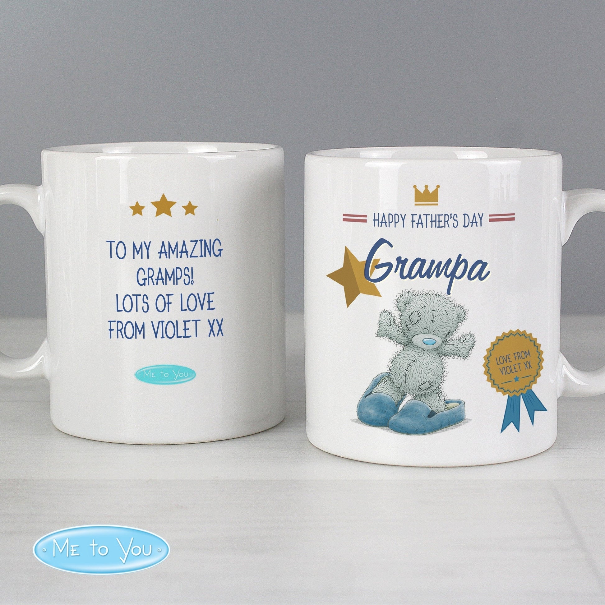 Personalised Me to You Slippers Mug Gifts Finder ScentiMelti Wax Melts