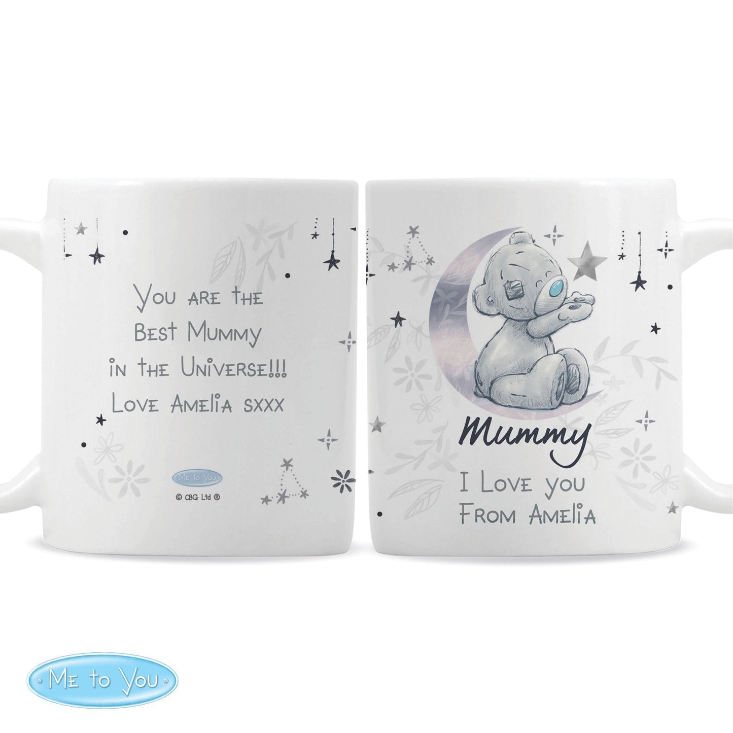 Personalised Moon & Stars Me To You Mug Gifts Finder ScentiMelti Wax Melts