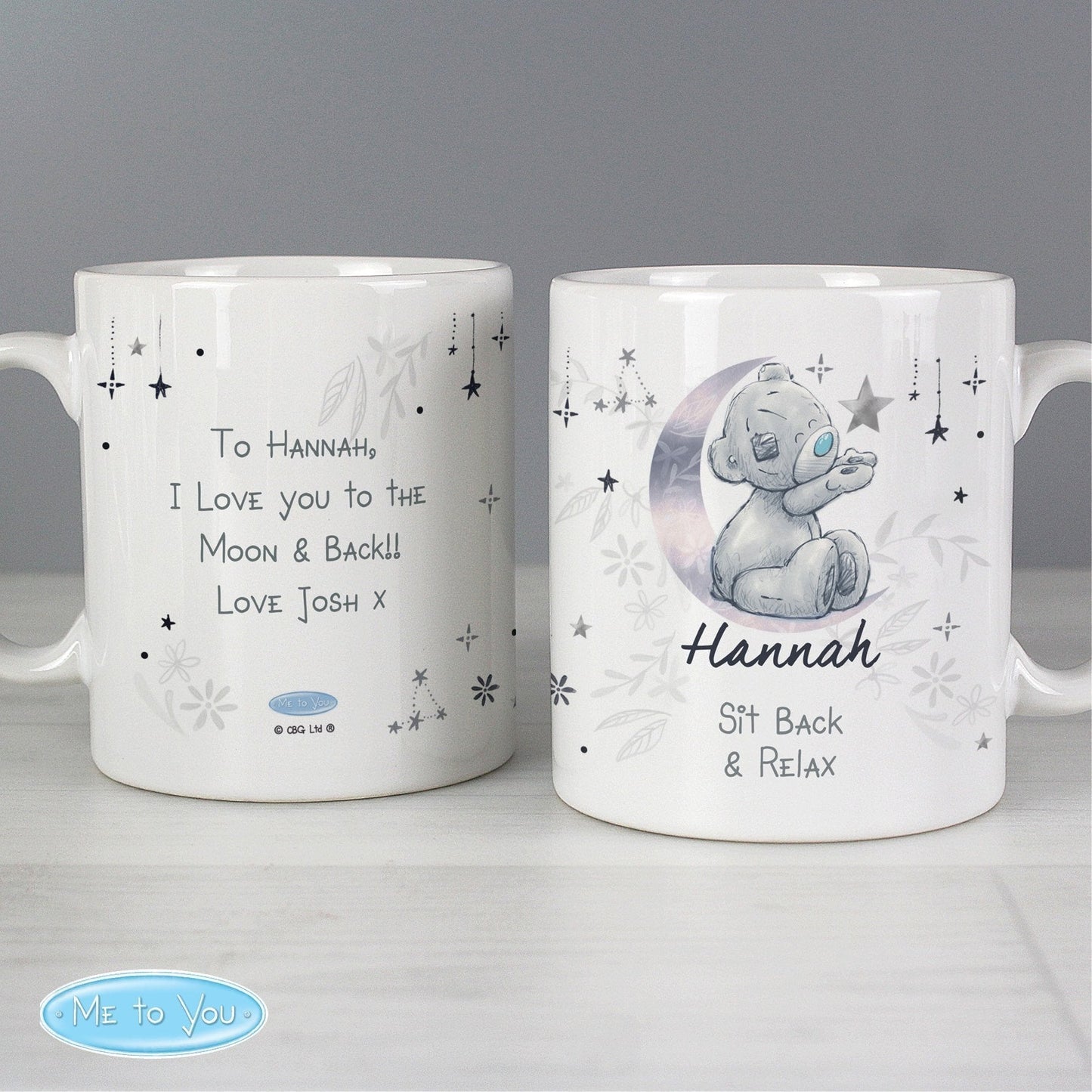 Personalised Moon & Stars Me To You Mug Gifts Finder ScentiMelti Wax Melts