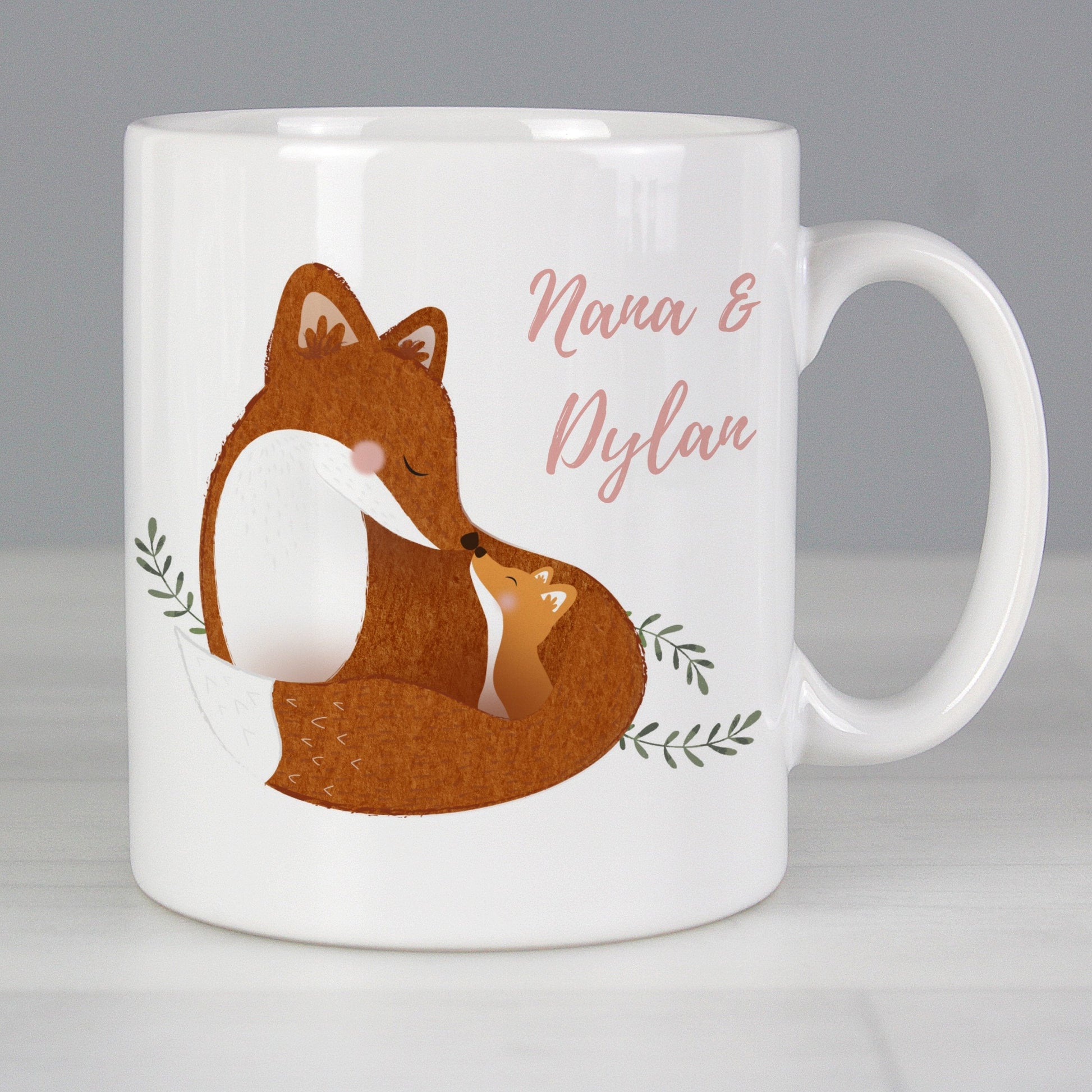 Personalised Mummy and Me Fox Mug Gifts Finder ScentiMelti Wax Melts