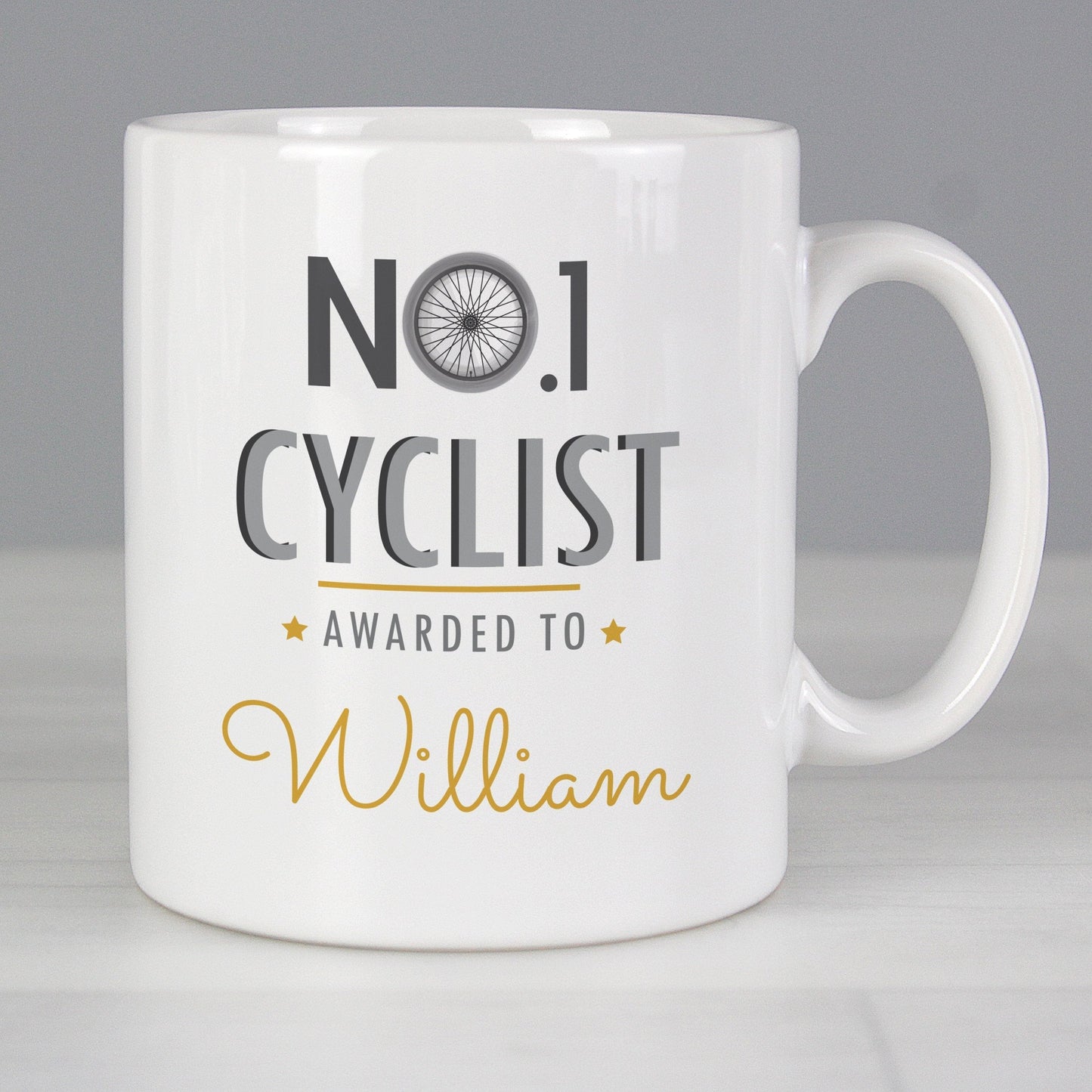 Personalised No.1 Cyclist Mug Gifts Finder ScentiMelti Wax Melts