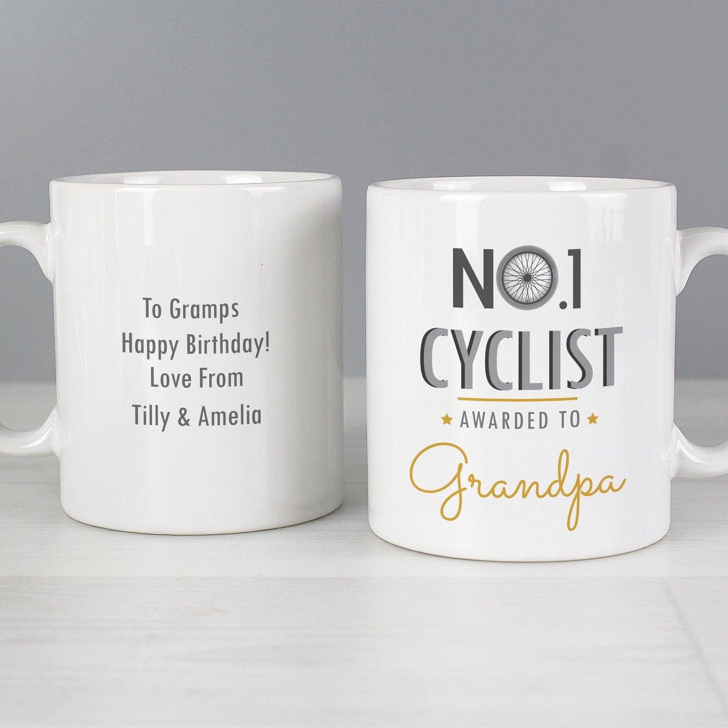 Personalised No.1 Cyclist Mug Gifts Finder ScentiMelti Wax Melts