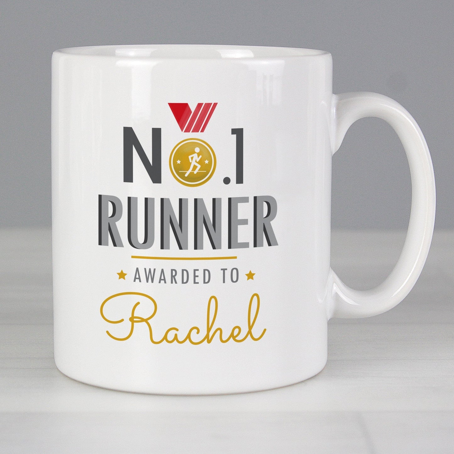 Personalised No.1 Runner Mug Gifts Finder ScentiMelti Wax Melts