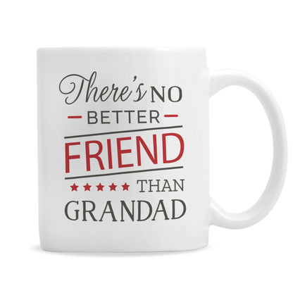 Personalised 'No Better Friend Than Grandad' Mug Gifts Finder ScentiMelti Wax Melts