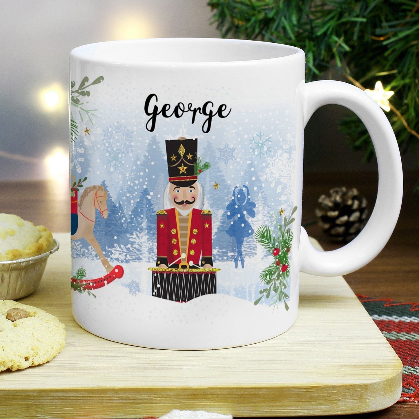 Personalised Nutcracker Mug Gifts Finder ScentiMelti Wax Melts