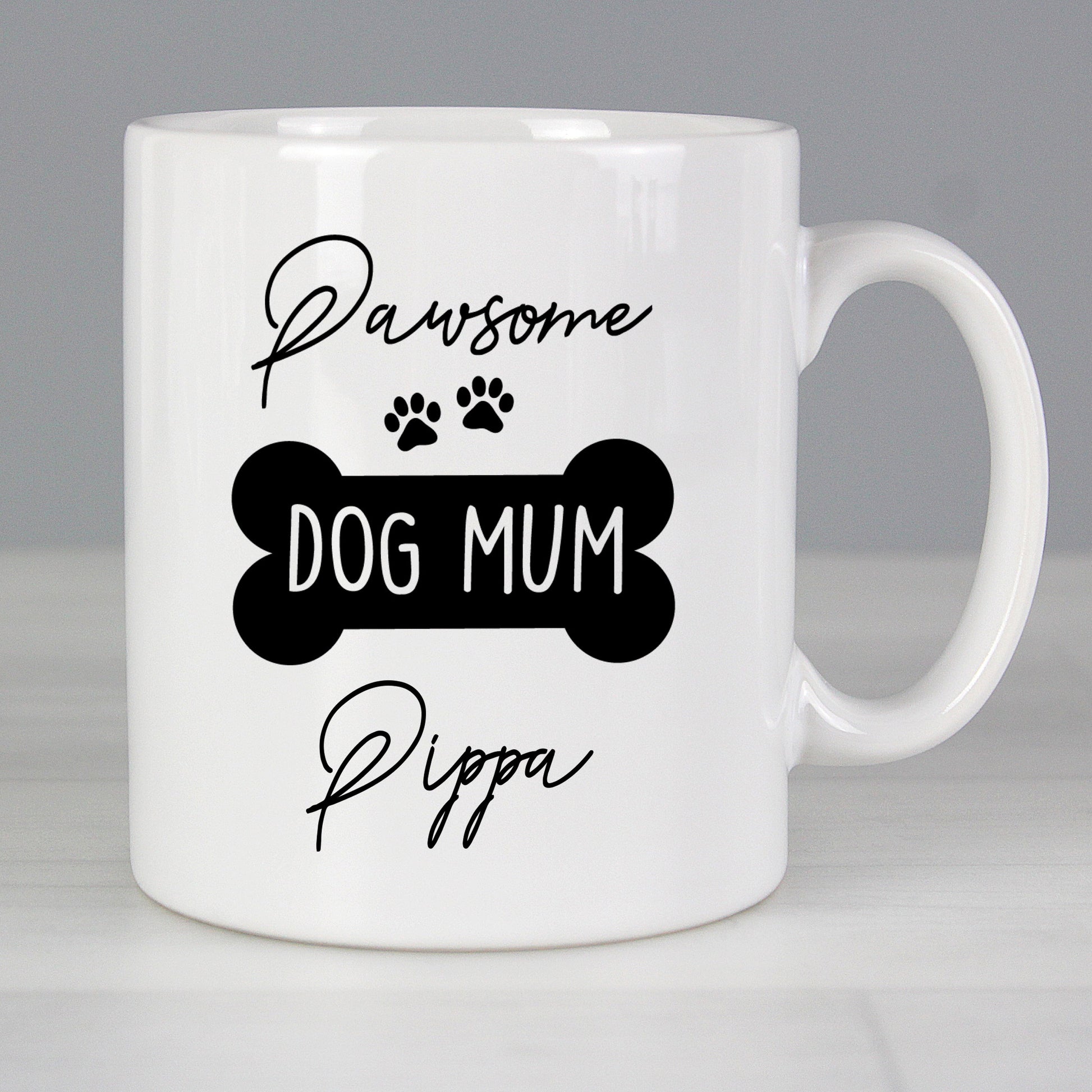 Personalised Pawsome Dog Mum Mug Gifts Finder ScentiMelti Wax Melts