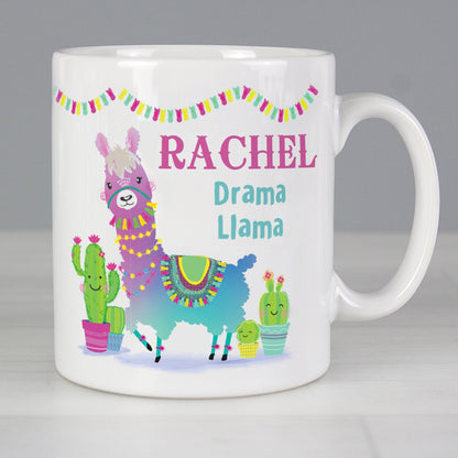 Personalised Pink Llama Mug Gifts Finder ScentiMelti Wax Melts