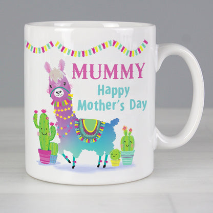 Personalised Pink Llama Mug Gifts Finder ScentiMelti Wax Melts